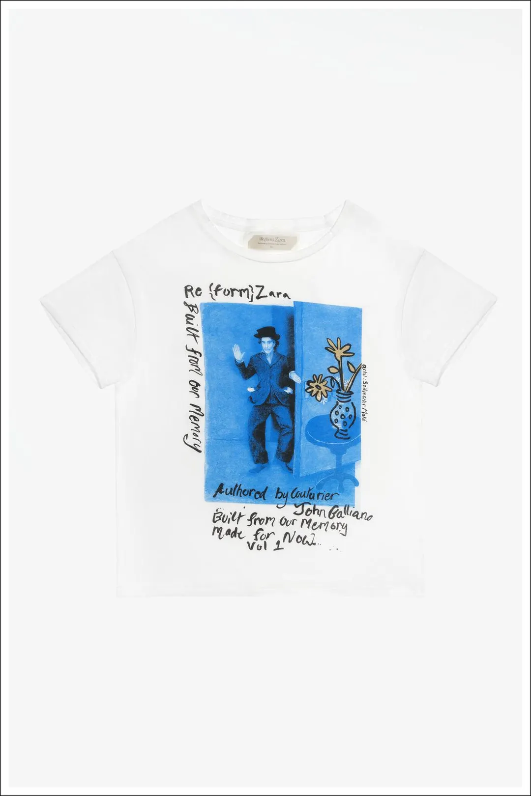 Укороченная футболка с принтом Limited Edition, Zara