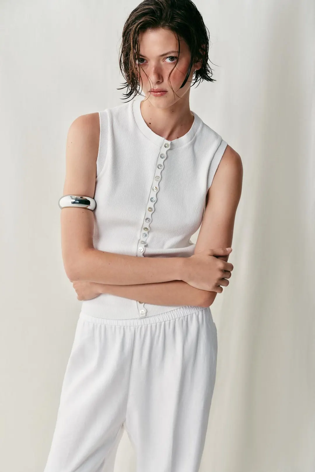 Топ на пуговицах, Zara