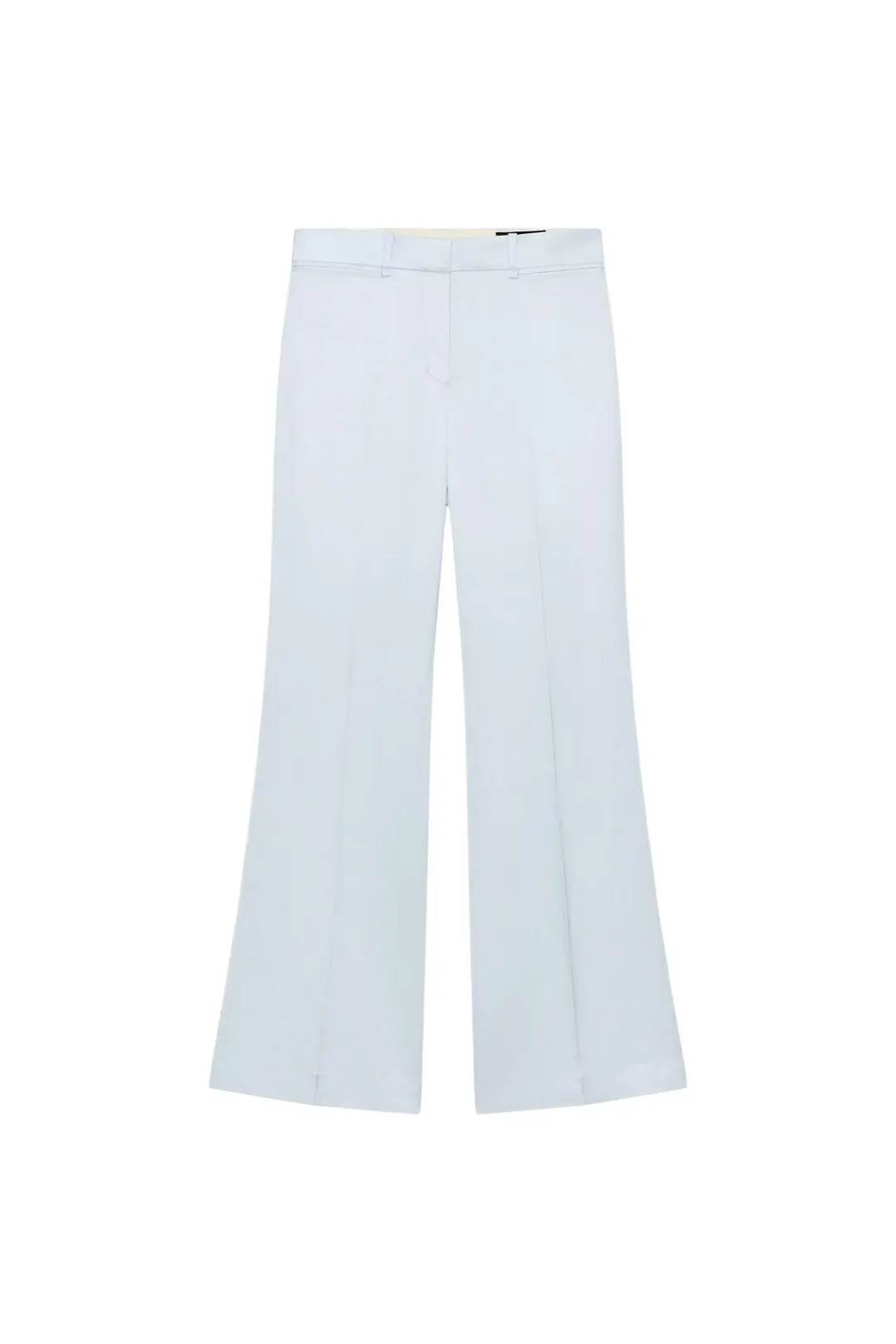 Расклешенные брюки из смеси льна ZW Collection, Zara