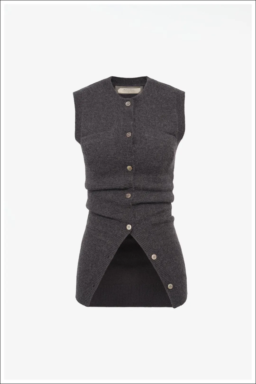 Вязаный жилет из 100% кашемира Limited Edition, Zara