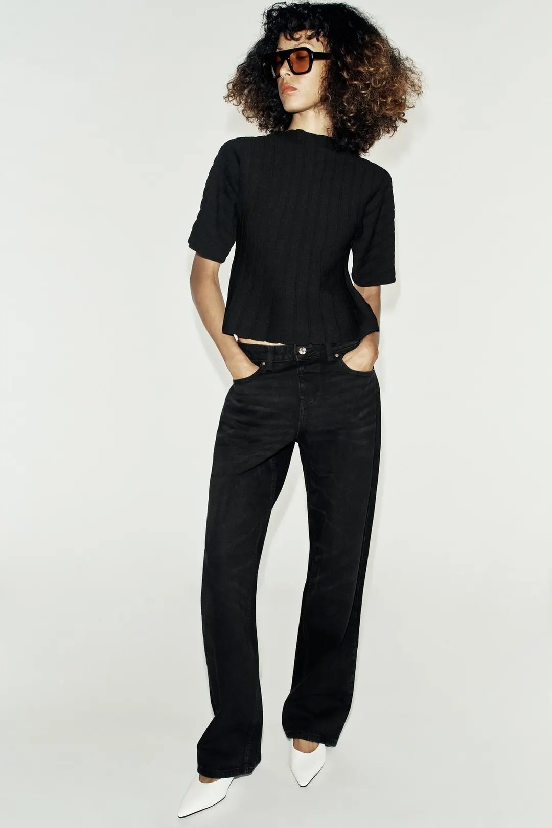 Топ в рубчик, Zara