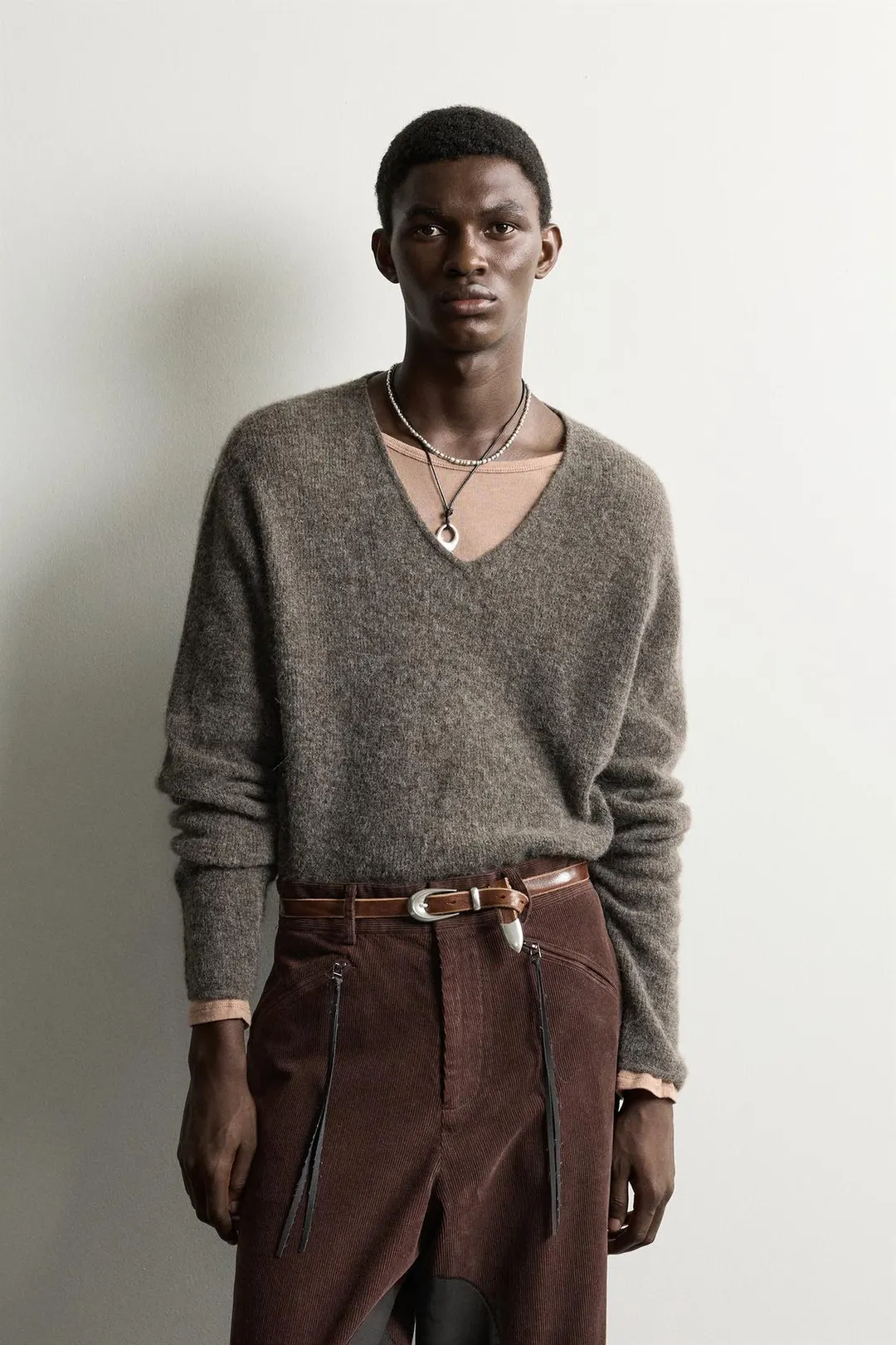 Фактурный свитер свободного кроя, Zara