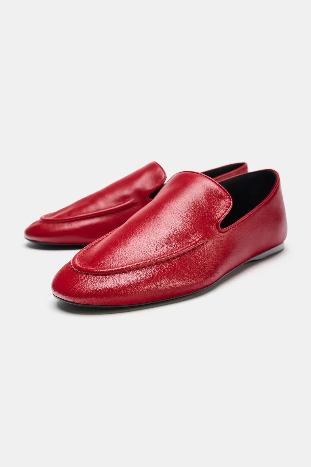 Лоферы кожаные, Zara
