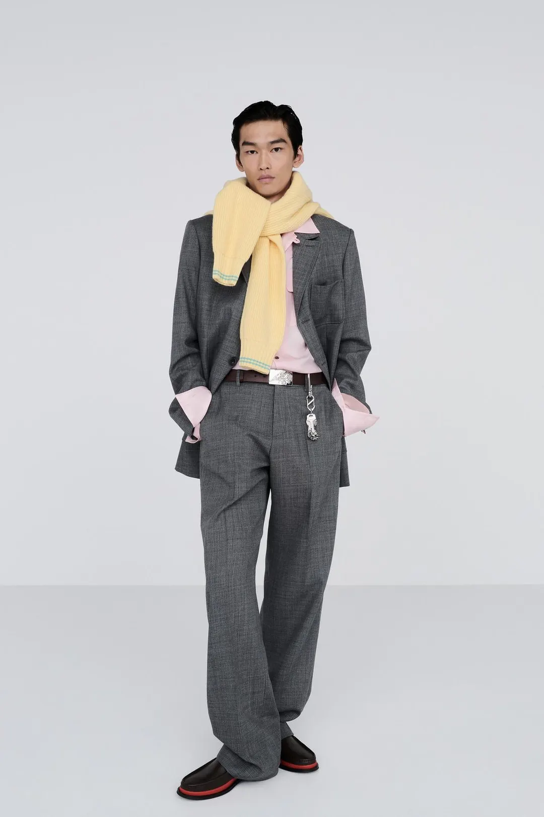 Костюмные брюки из 100% шерсти, Zara