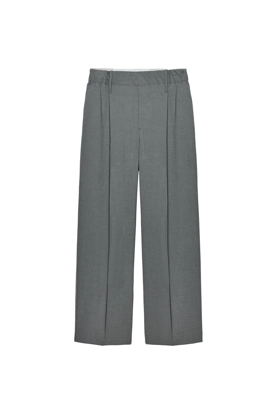 Плиссированные брюки на резинке, Zara
