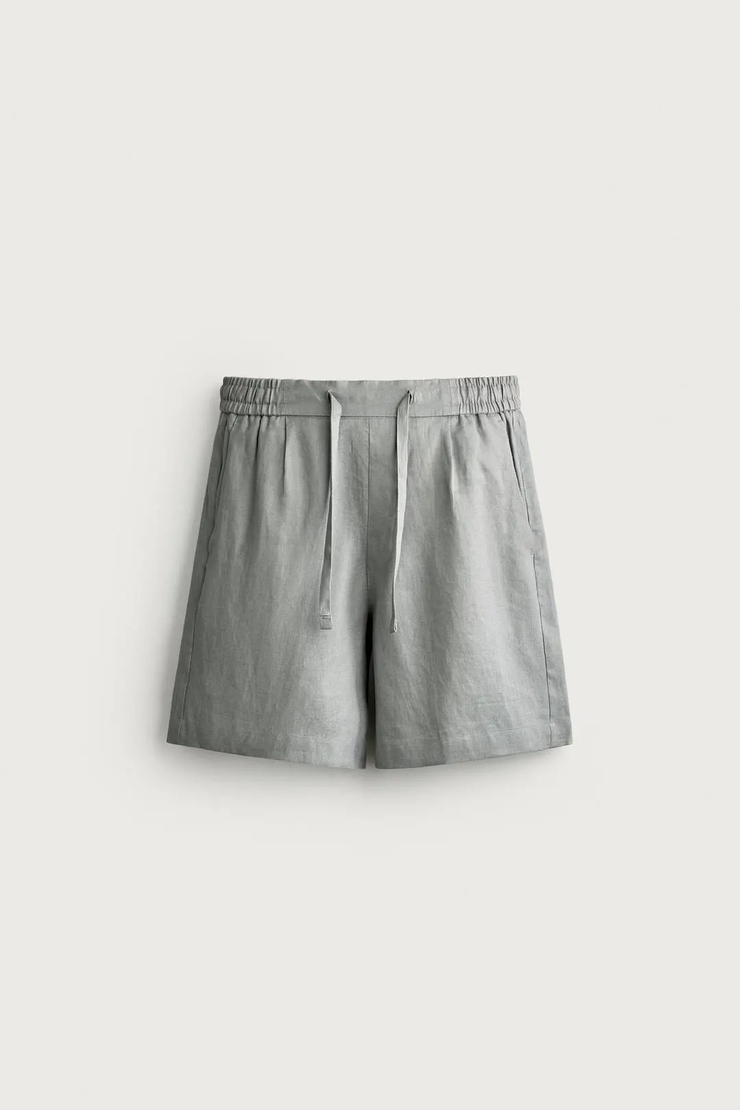Бермуды свободного кроя из 100% льна, Zara