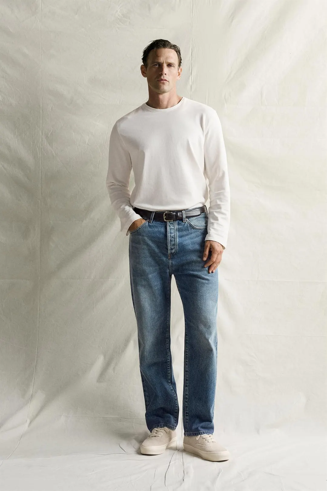 Футболка SUPIMA® с длинными рукавами, Zara