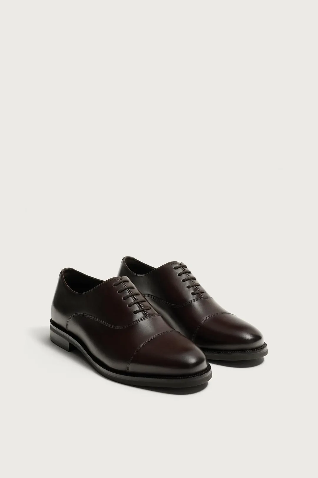 Туфли дерби из кожи, Zara
