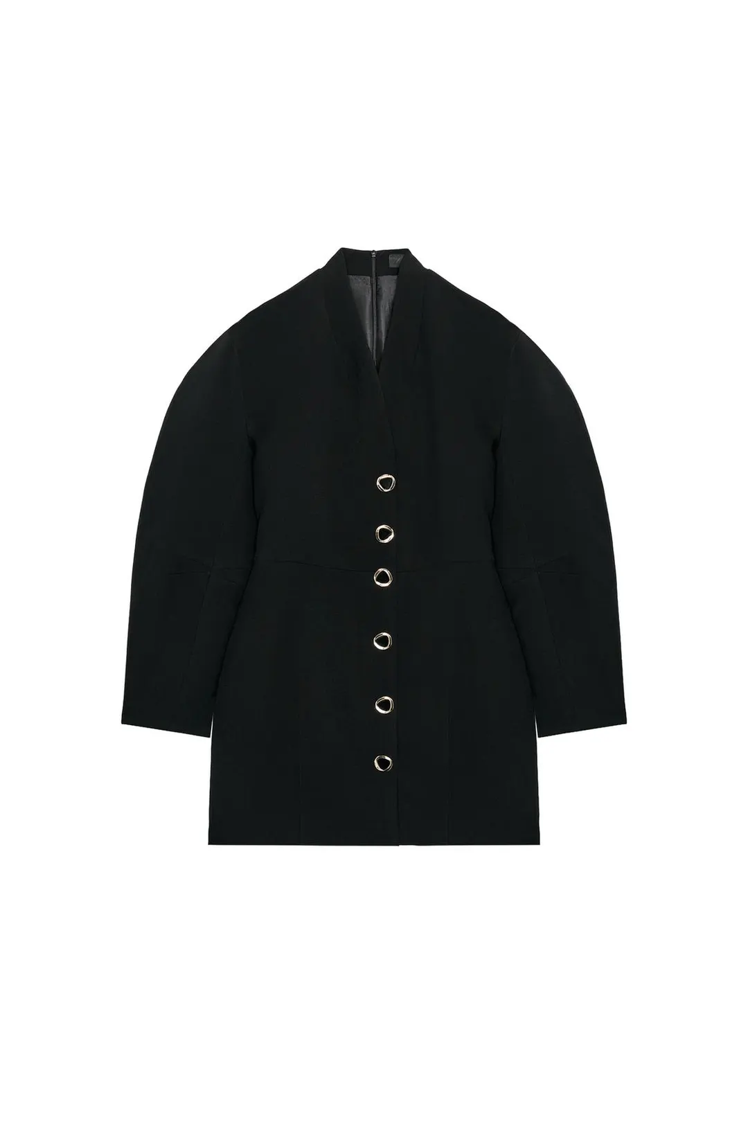 Мини-платье в стиле блейзера с ювелирными пуговицами, Zara