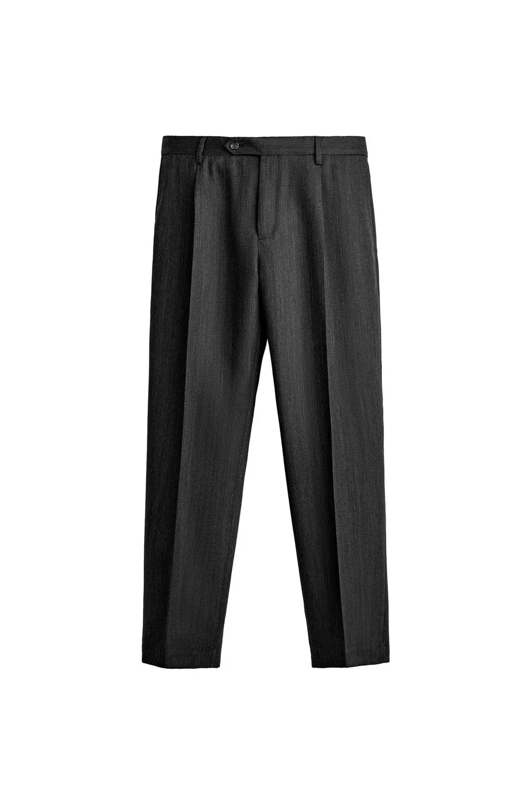 Брюки костюмные стандартного кроя из 100% шерсти, Zara