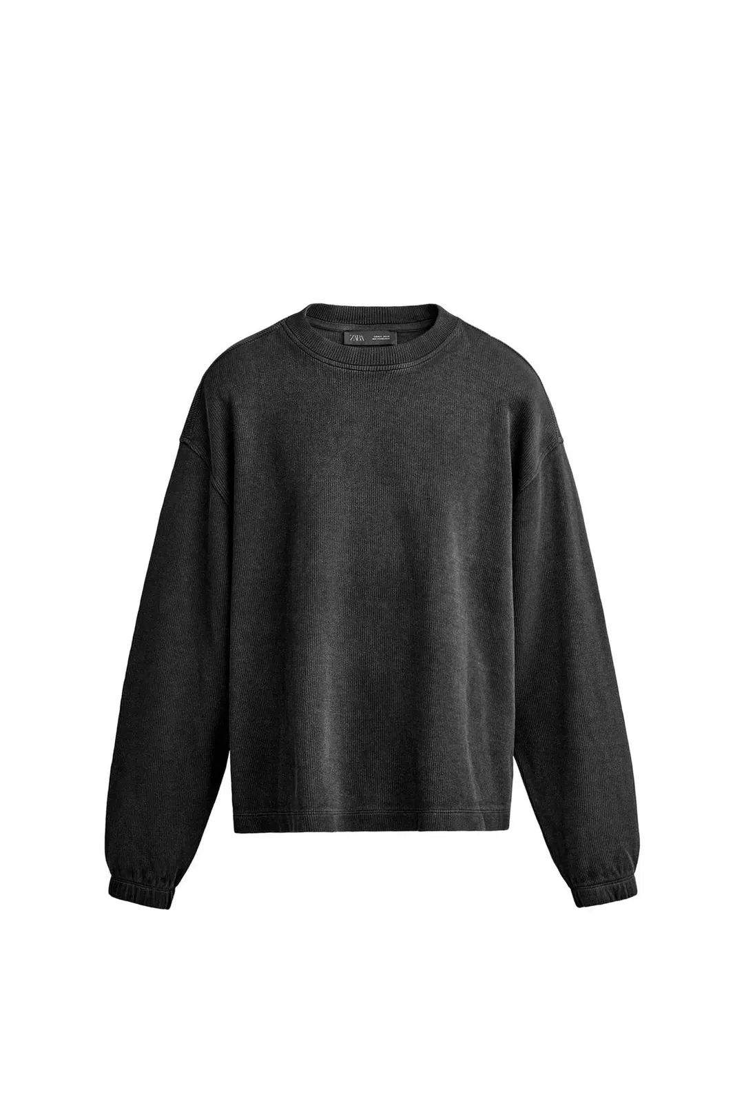 Толстовка свободного кроя из фактурной ткани, Zara