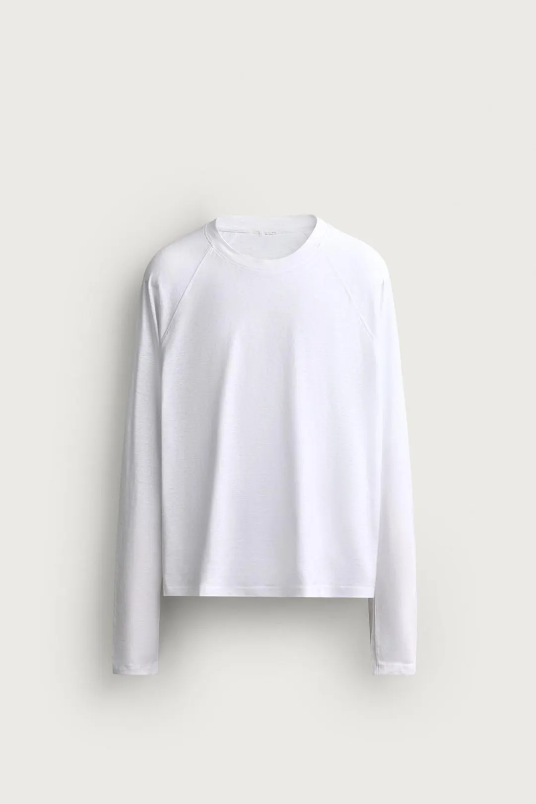 Футболка колор-блок из хлопка и льна, Zara