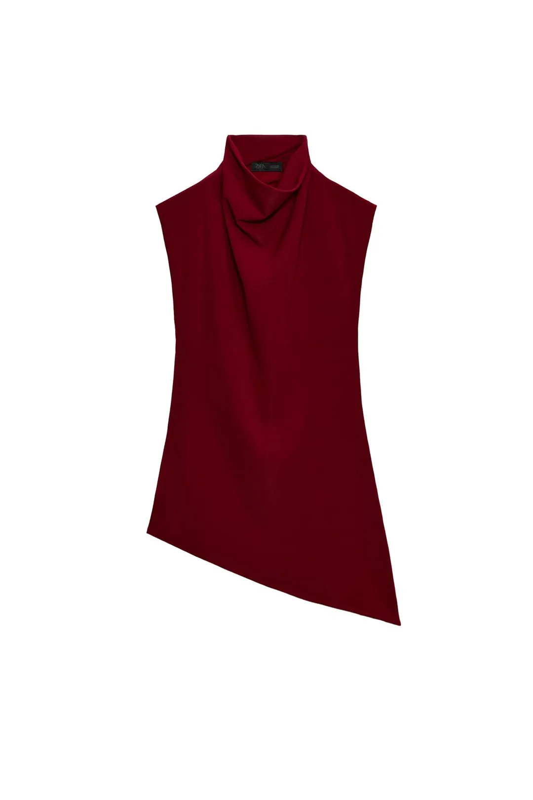 Топ струящийся асимметричный, Zara