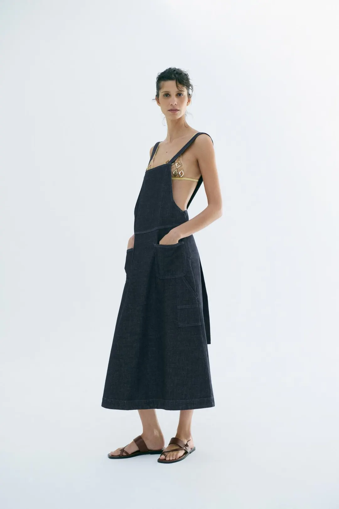 Джинсовое платье ZW Collection, Zara