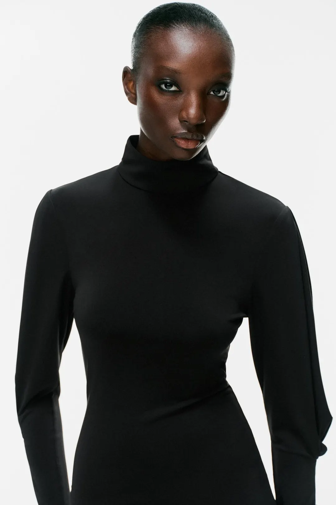 Платье длинное эластичное, Zara
