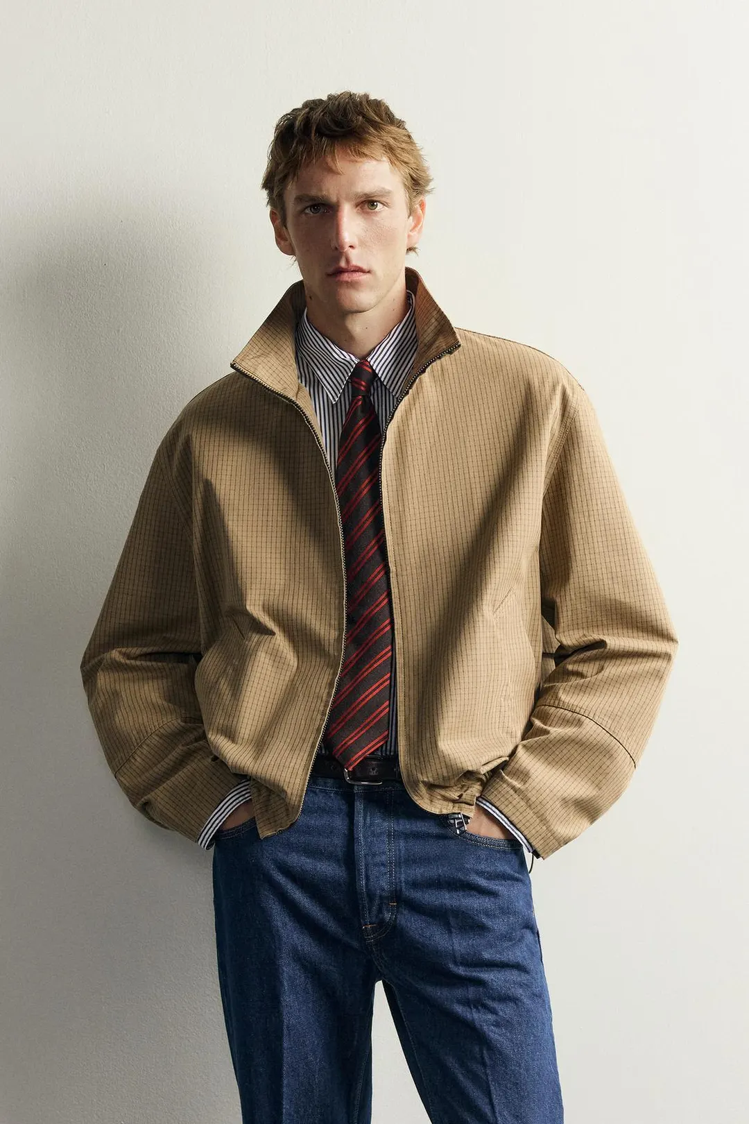Куртка в клетку AARON LEVINE X ZARA, Zara