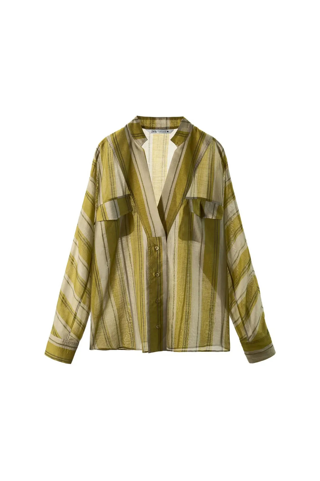 Рубашка в полоску ZW Collection, Zara