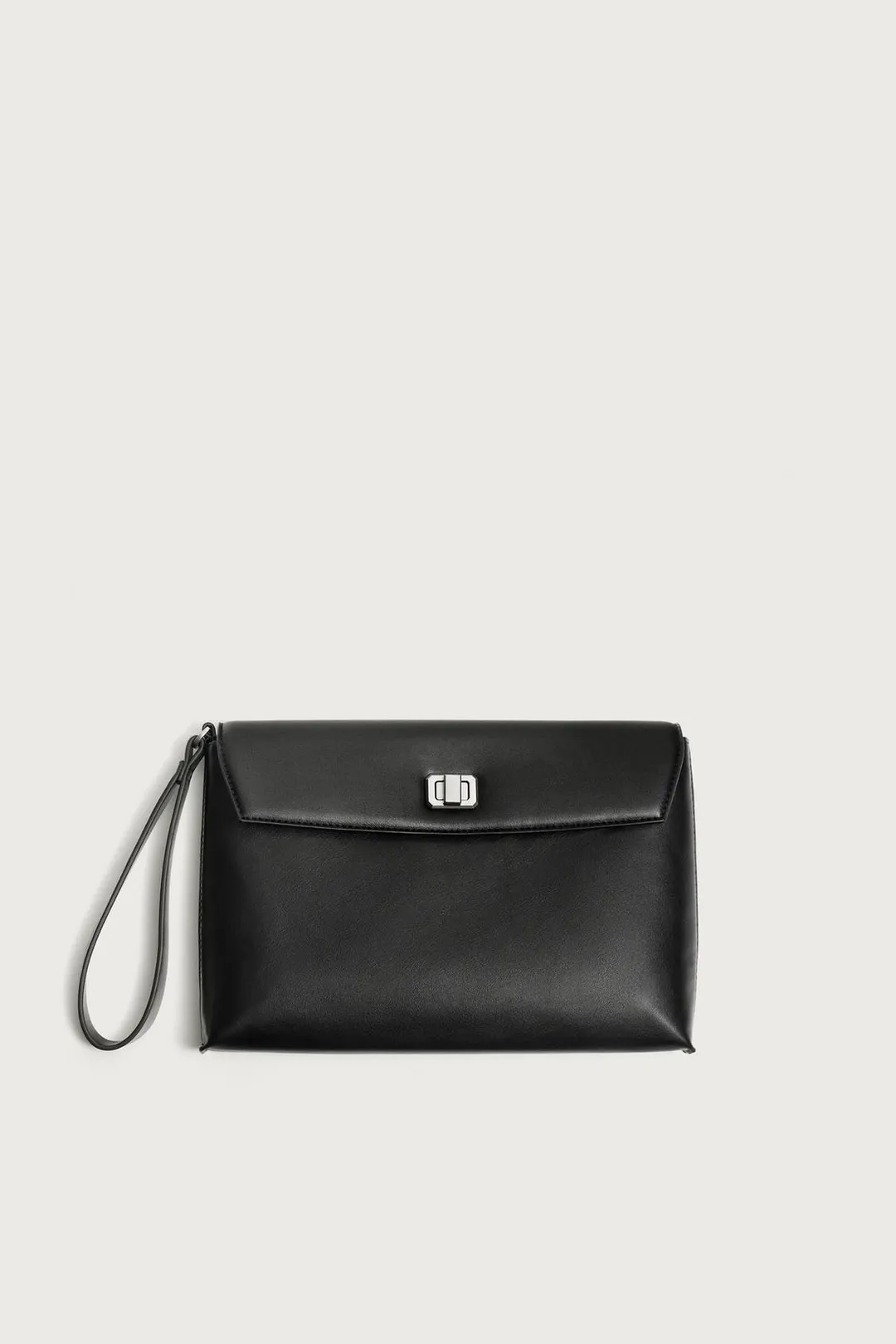 Клатч с металлической застежкой, Zara