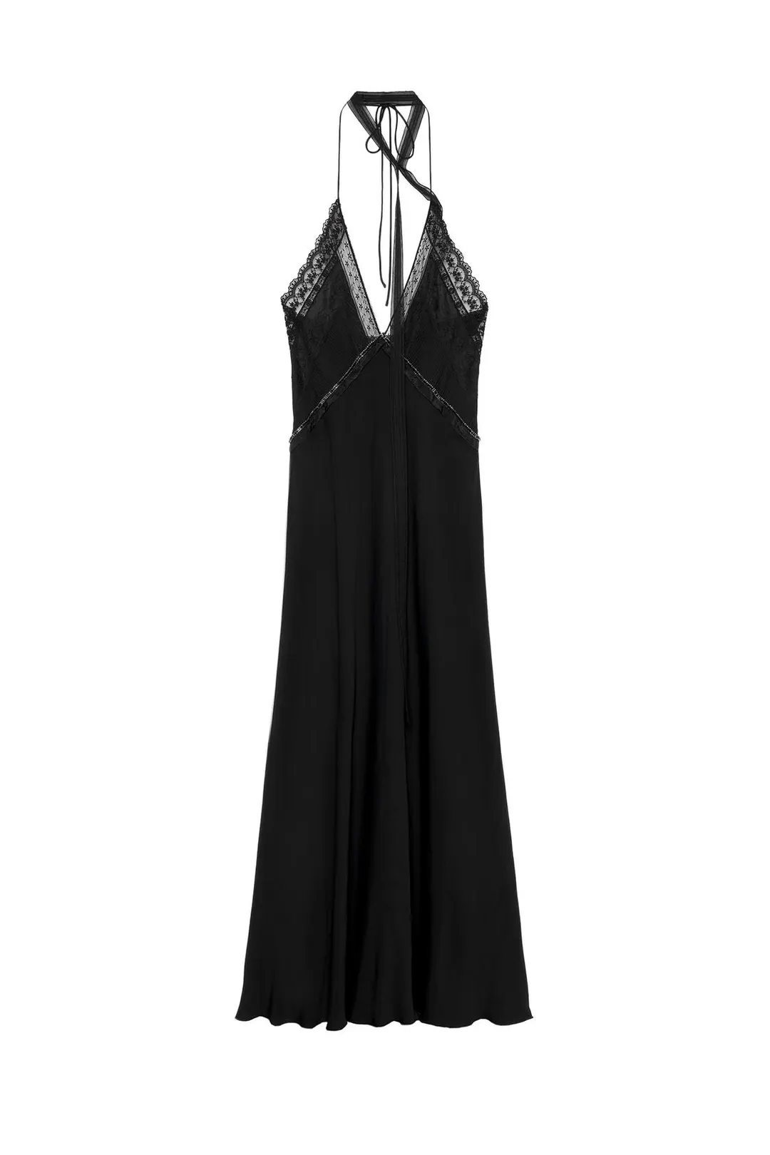 Платье-комбинация с бретелью халтер ZARA WOMAN THE ITEM, Zara
