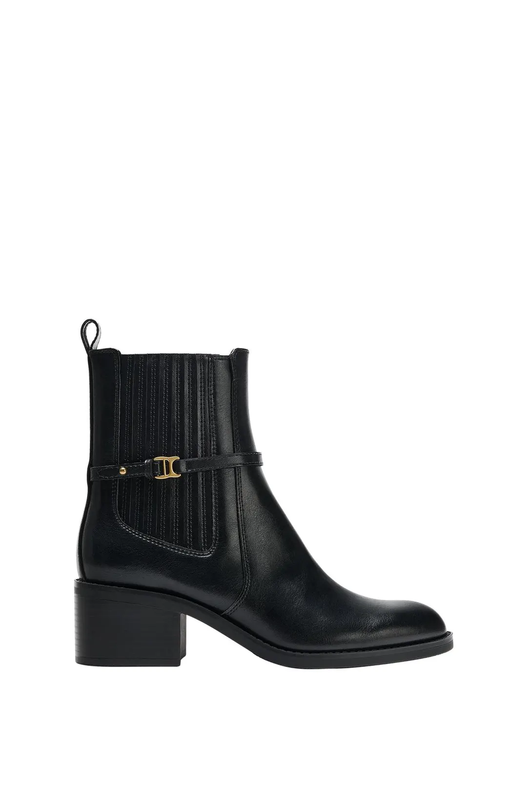 Ботильоны на каблуке с аппликацией, Zara