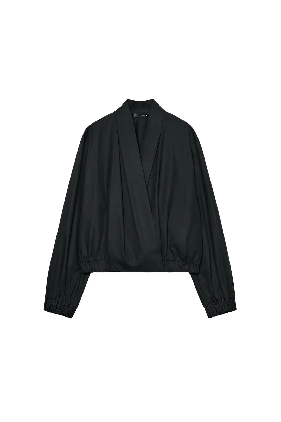 Рубашка-бомбер с запахом ZW Collection, Zara