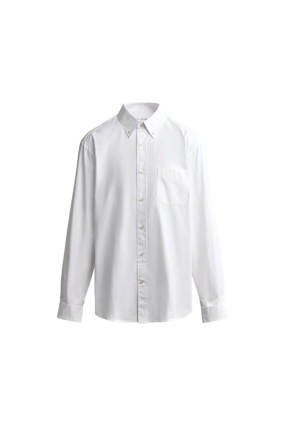 Рубашка прямого кроя из хлопка, Zara