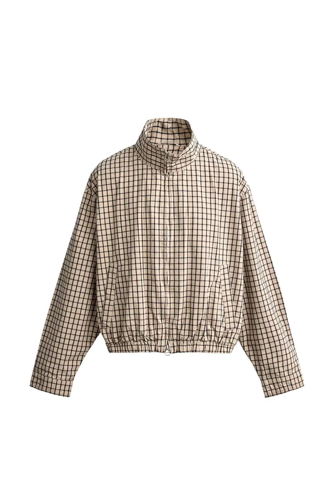 Куртка укороченная в клетку, Zara