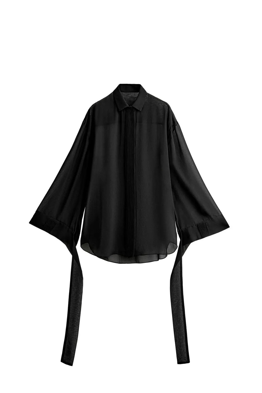 Струящаяся рубашка с бантами ZW Collection, Zara
