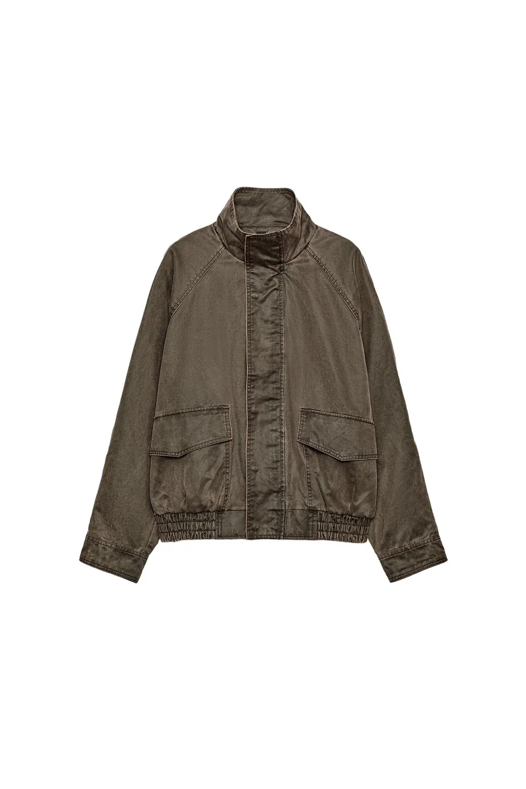 Куртка из смесового хлопка с карманами, Zara