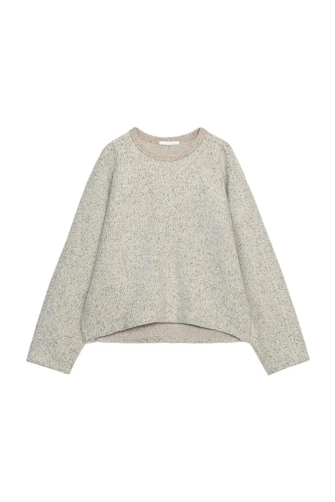 Мягкий меланжевый свитшот, Zara
