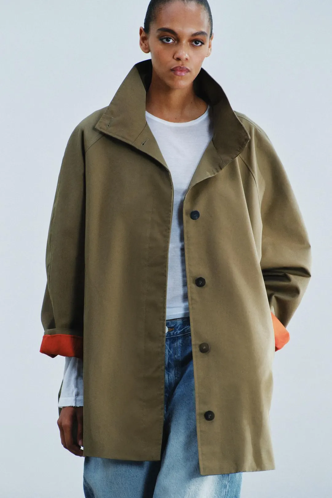 Водоотталкивающая куртка-баллон ZW Collection, Zara