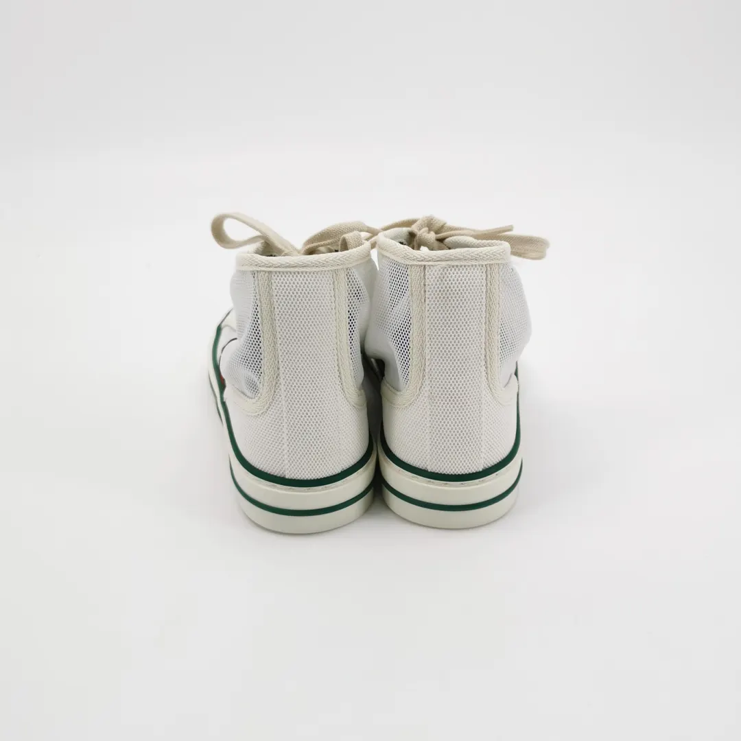 Кеды Tennis 1977 из белой сетки с полосками и шнуровкой, размер 36½ · фото 4