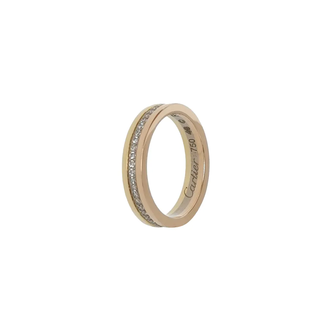 Кольцо Vendôme Louis Cartier из розового, белого и жёлтого золота 18K с бриллиантами, размер 9 · фото 1