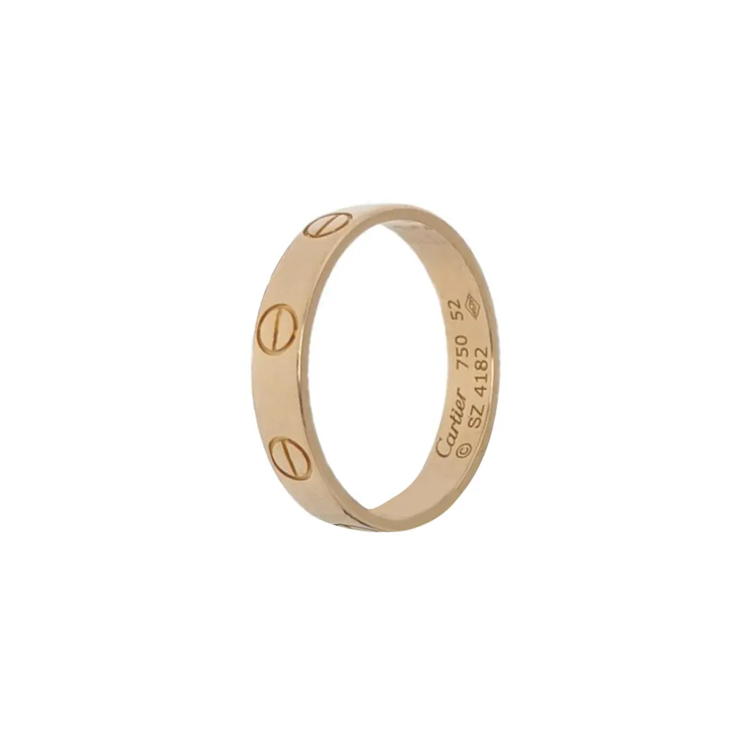 Кольцо Love из розового золота 18K, размер 13 · фото 1