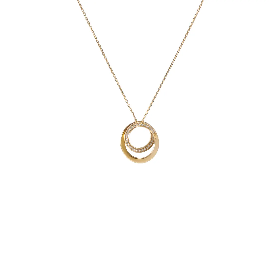 Колье Etincelle из желтого золота 18K с бриллиантами