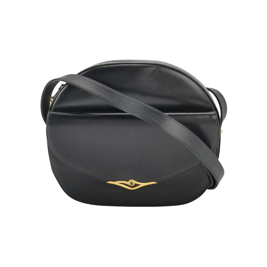 Сумка на плечо S de Cartier среднего размера из серии Panthère, винтажная, из однотонной телячьей кожи