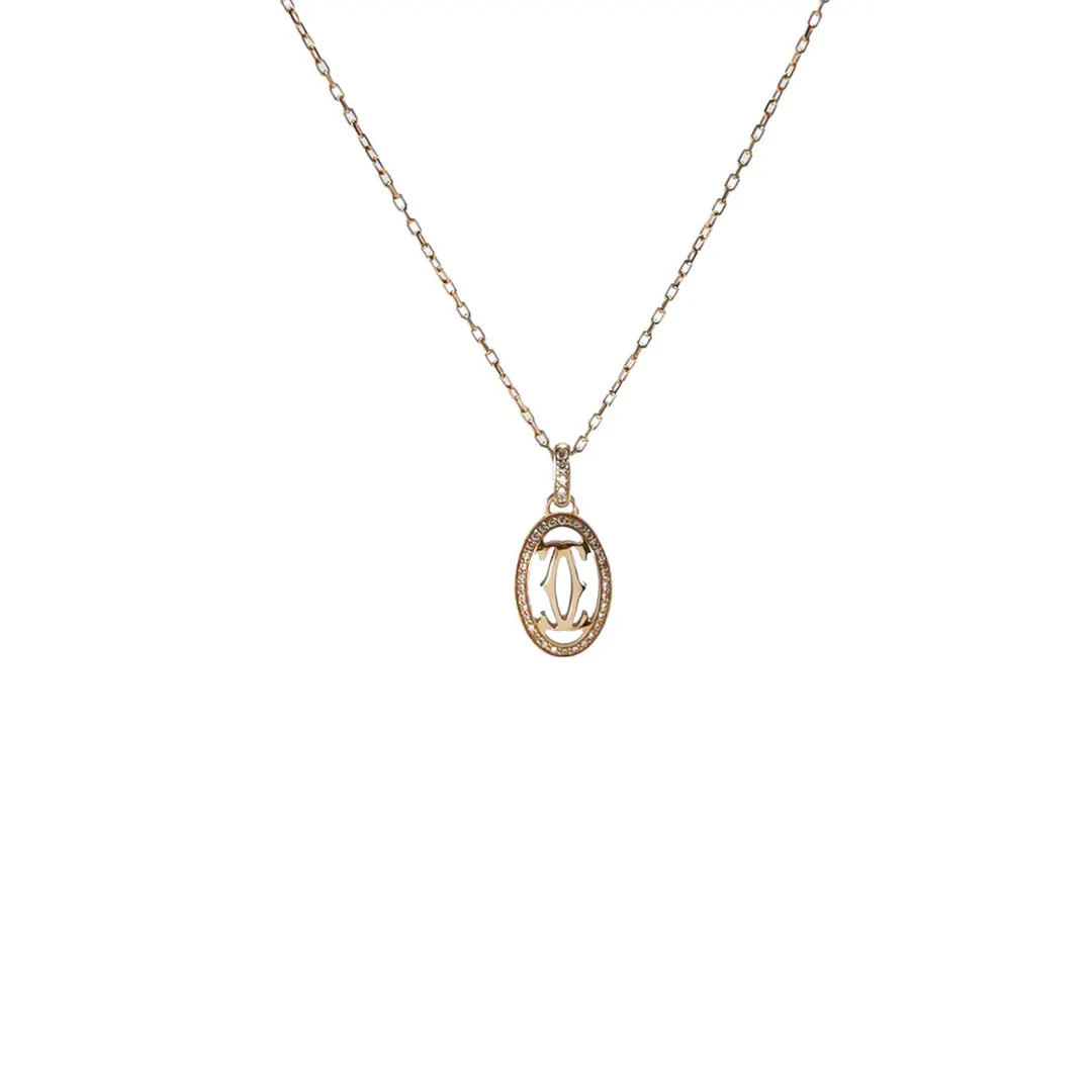 Колье C de Cartier из розового золота 18K с бриллиантом