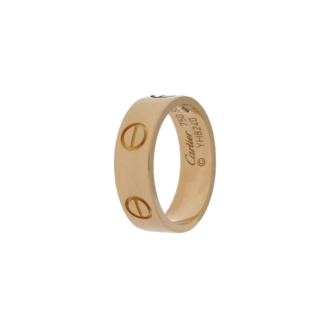 Кольцо Love из розового золота 18K, размер 13 · фото 1