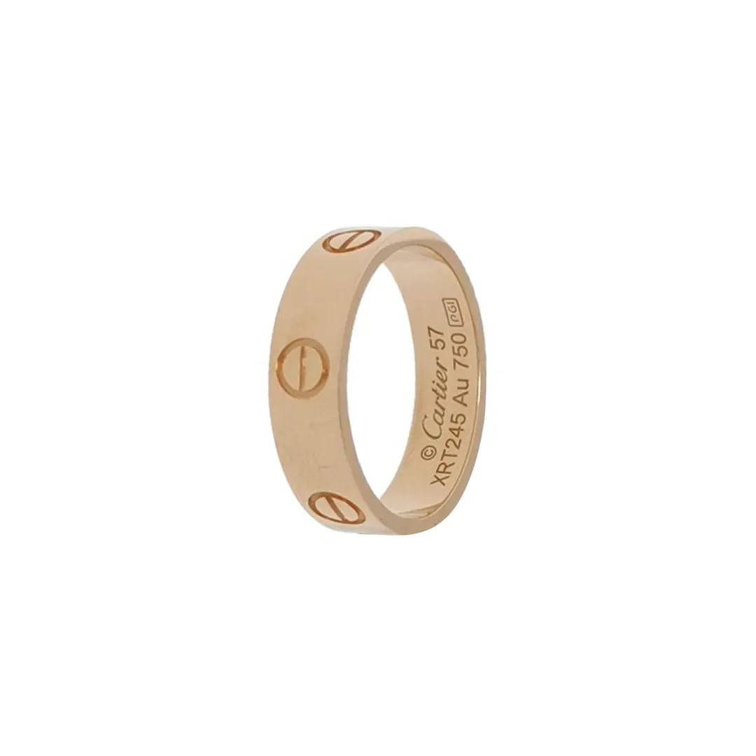 Кольцо Love из розового золота 18K, размер 17 · фото 1
