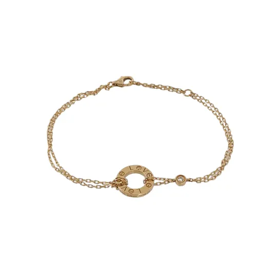 Браслет Love из розового золота 18K с бриллиантами