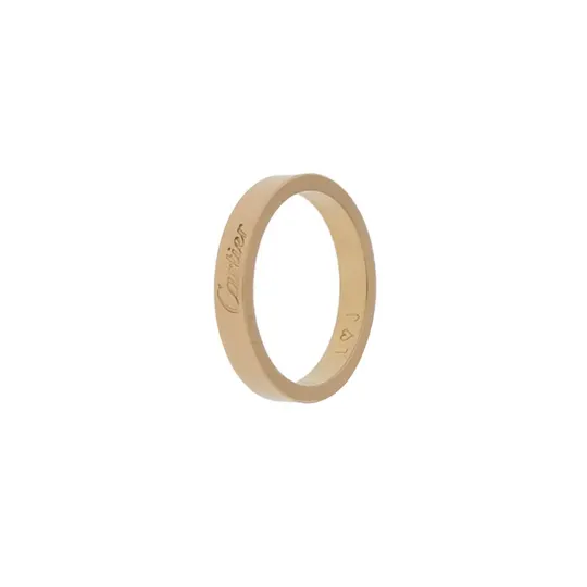 Кольцо C de Cartier из розового золота 18 карат, размер 11