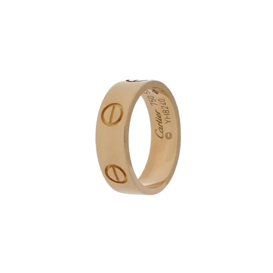 Кольцо Love из розового золота 18K, размер 13